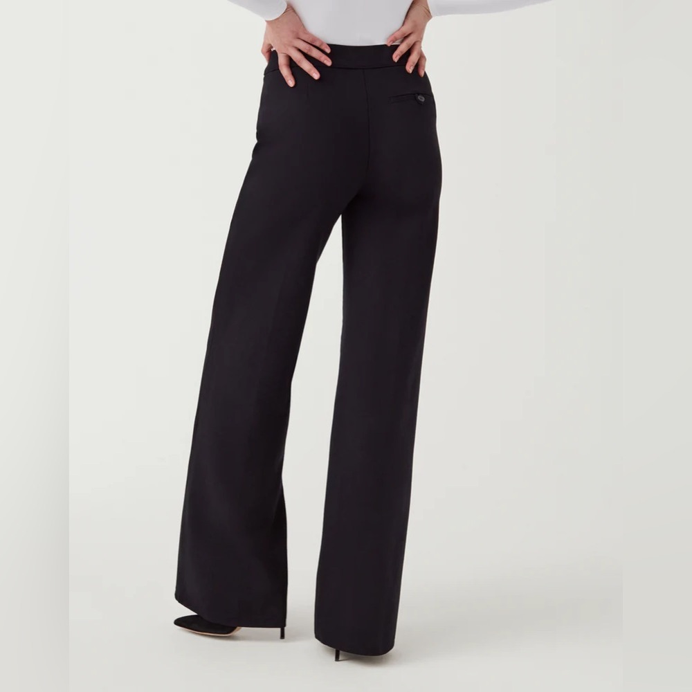 SPANX The Perfect Pant Wide Leg Black NWT Size L - Picture 2 of 11
